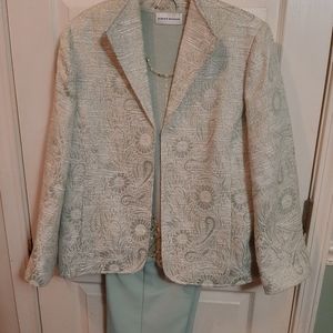 Alfred Dunner 3 piece pants suit